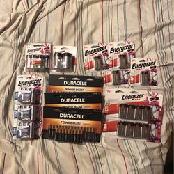 Duracell And Energizer Batteries
