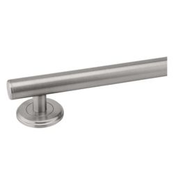 Harney Hardware Bathroom Grab Bar, Contemporary, Round Escutcheon 12 Piece