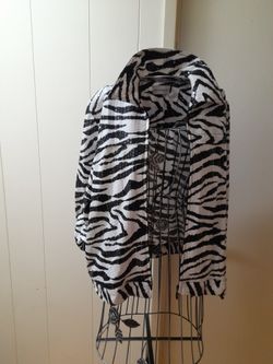 alfred dunner  Blk/Wht Jacket 