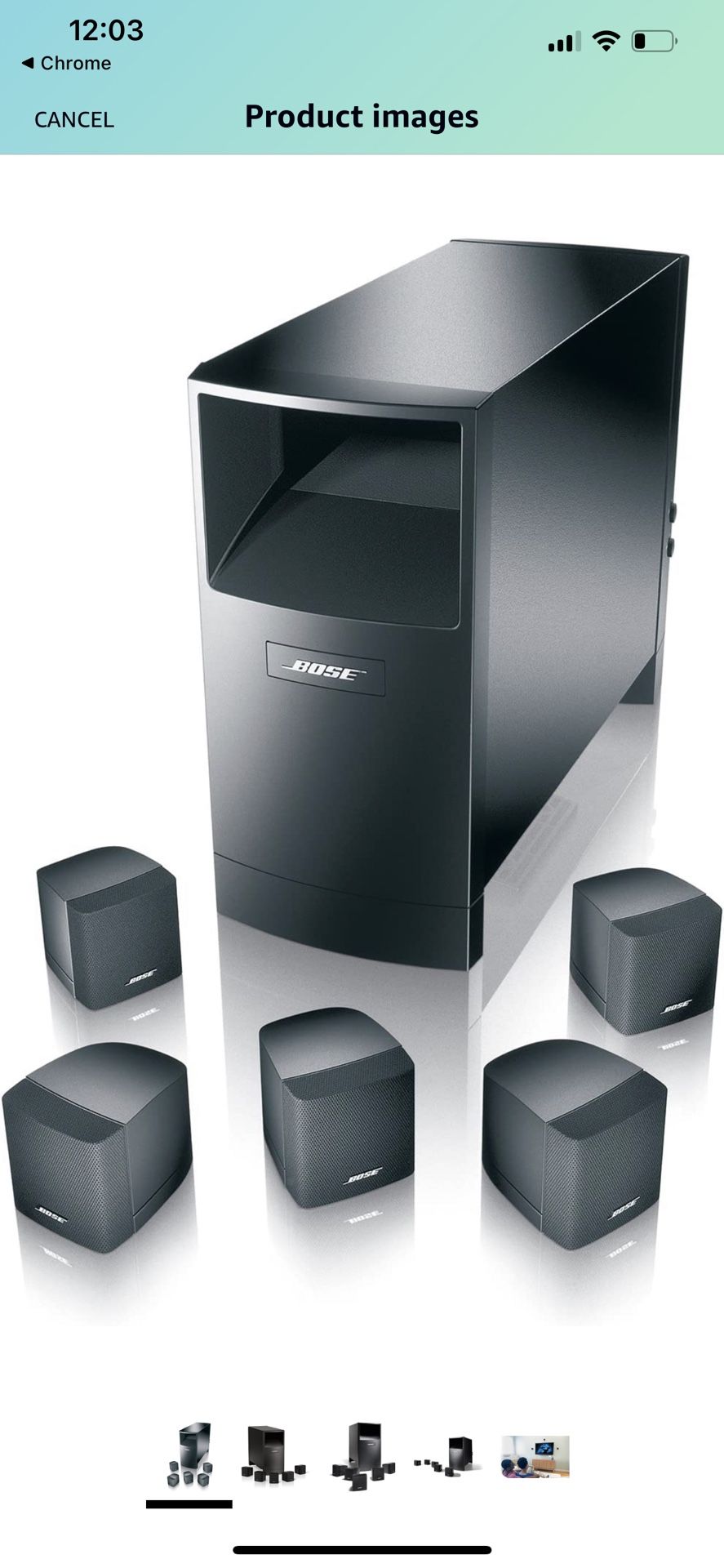BOSE ACOUSTIMASS 6Ⅲ  ENT SYSTEM Bose Acoustimass 6 Series III Home Entertainment System with