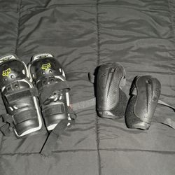 Fox and EVS shoulder and knee pads