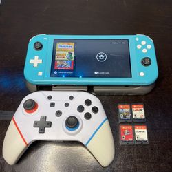 Nintendo Switch Lite With Controller And 4 Beast Games!