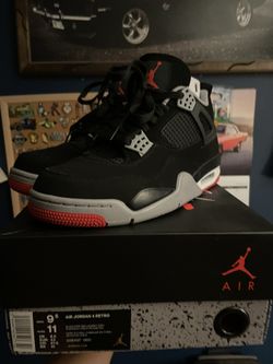 Jordan 4 Retro Bred 