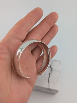 ✨ Sterling Silver Wide Cuff Bracelet ✨