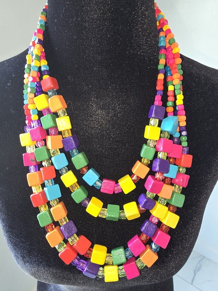 Multicolor Beaded Necklace