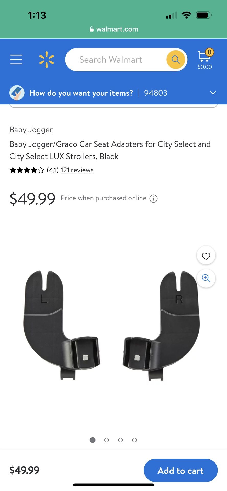 City Select Infant Car Seat Attachment