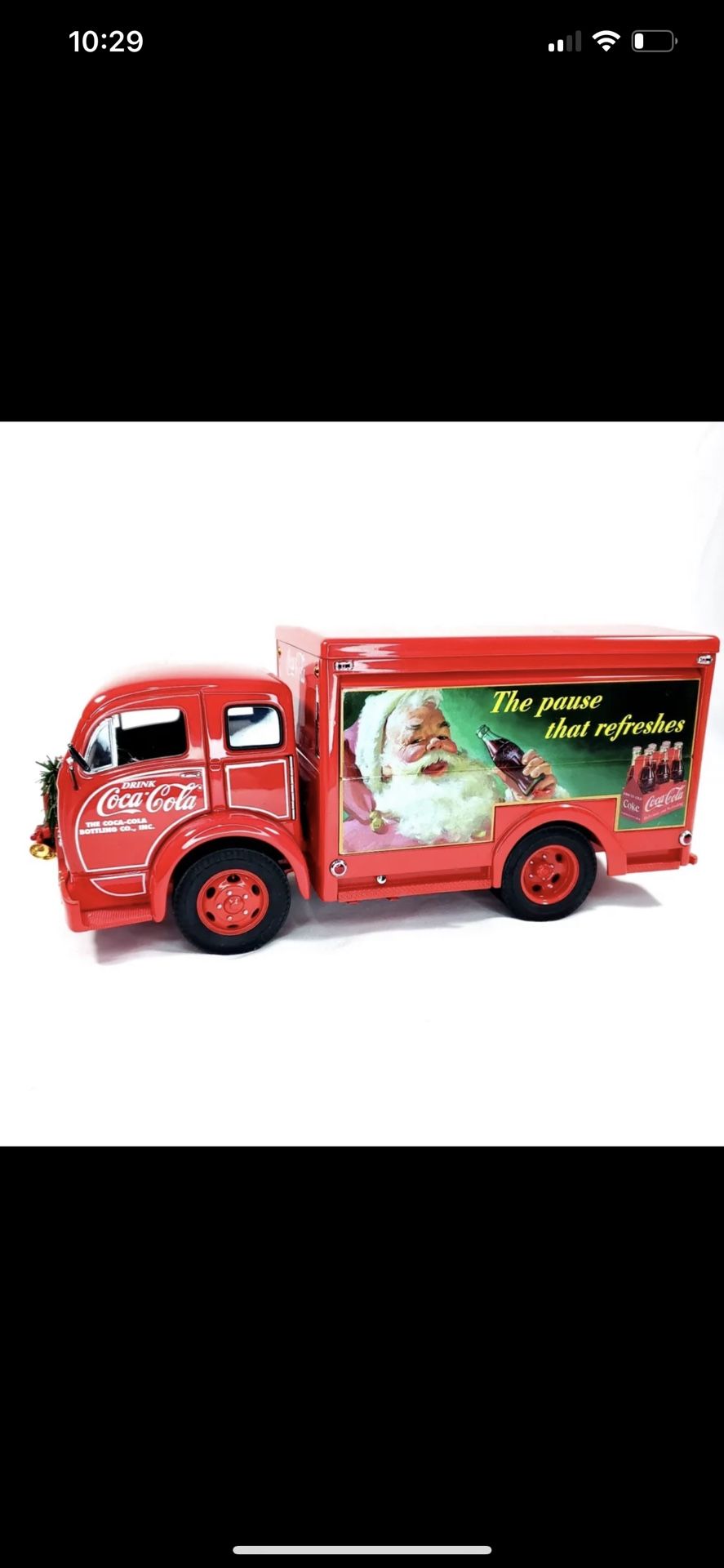 DANBURY MINT 1:24 1950's Coca-Cola Christmas Truck