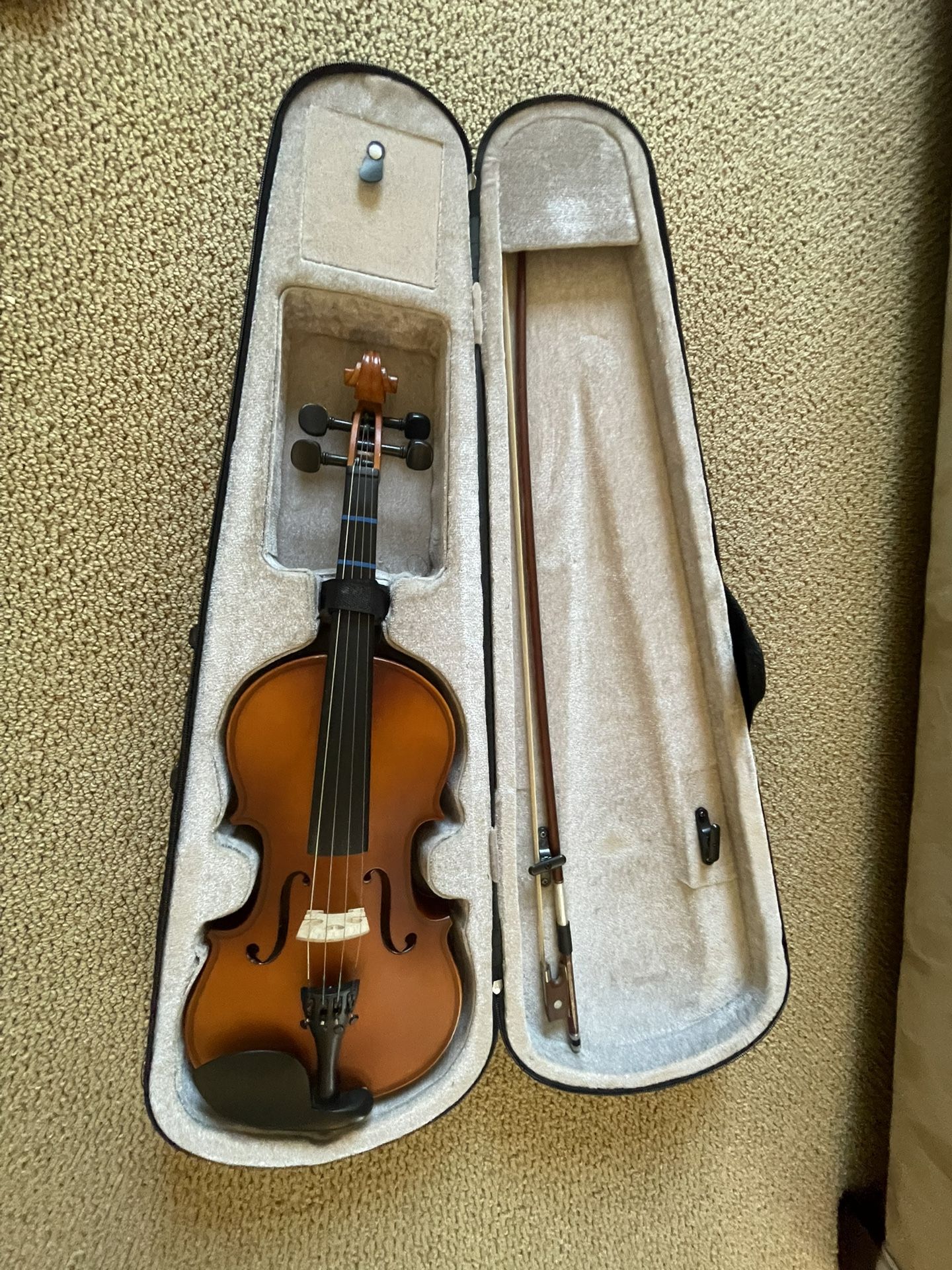 Mendini By Cecilio 3/4MV200 Violine Für Anfänger Kinder & Erwachsene, 3
