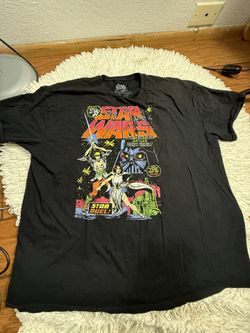 Star Wars men’s shirt  Size 3X  Smoke free home  Flaws as seen in the last picture (tiny hole)