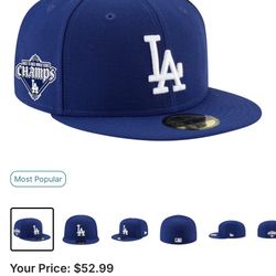 Have This Dodgers Back To Back 7 1/2. Fitted Hat Letting It Go For 35 Sells For 53 Bucks 