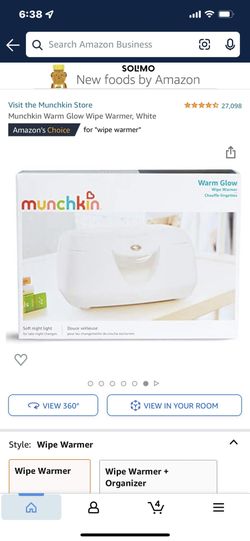 (IF IT’S LISTED, IT’S AVAILABLE.) $20 Munchkin Warm Glow Wipe Warmer.