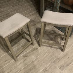 Pottery Barn Backless Counter Stools