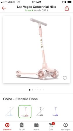 Bird Birdie Glow 3 Wheel Kick Scooter