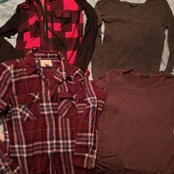 6 Ladies Size Small Shirts 