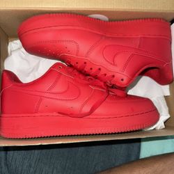 Size 8 Red Air Forces