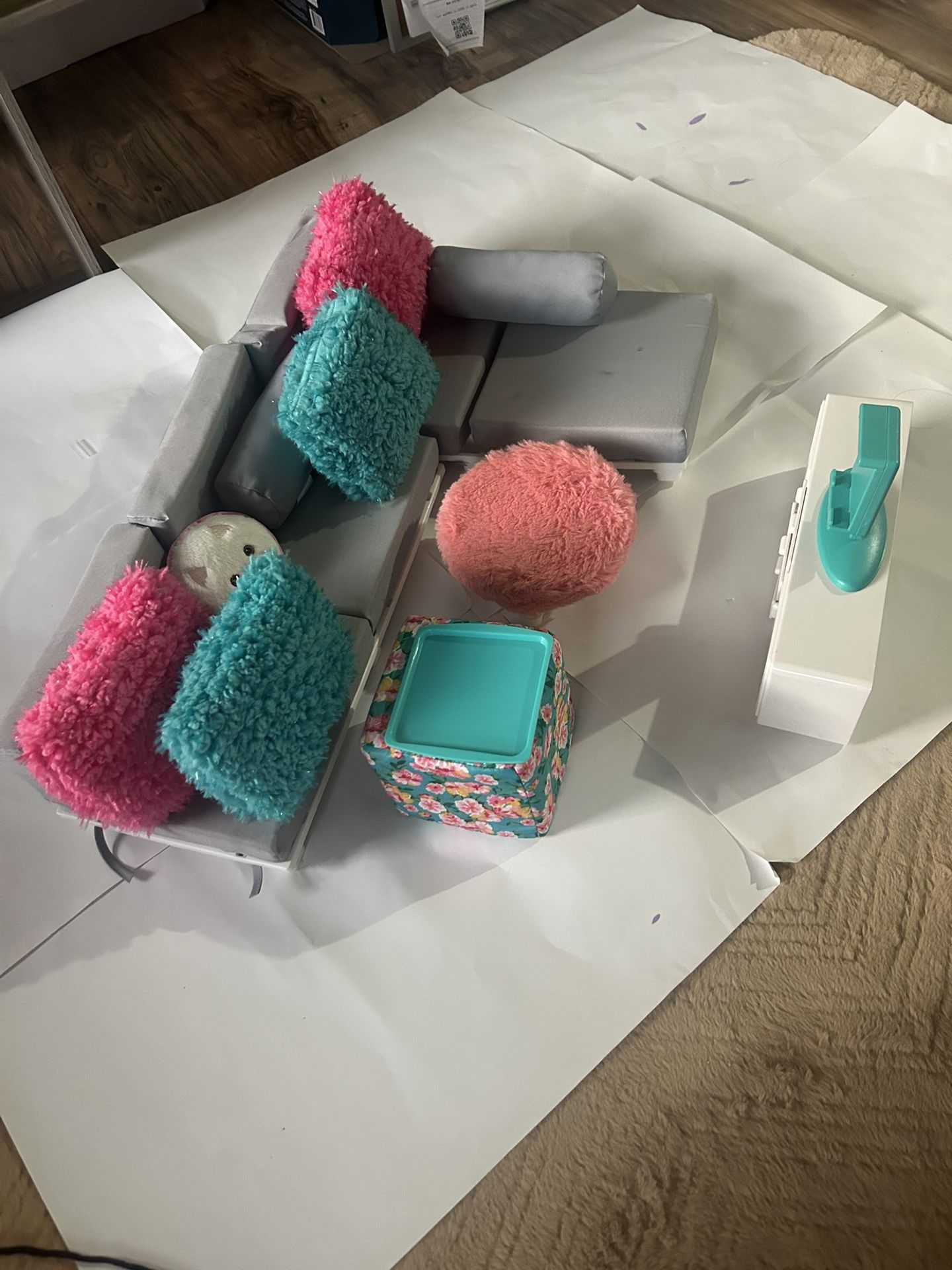 American Girl Doll Toy Living Room Play Set