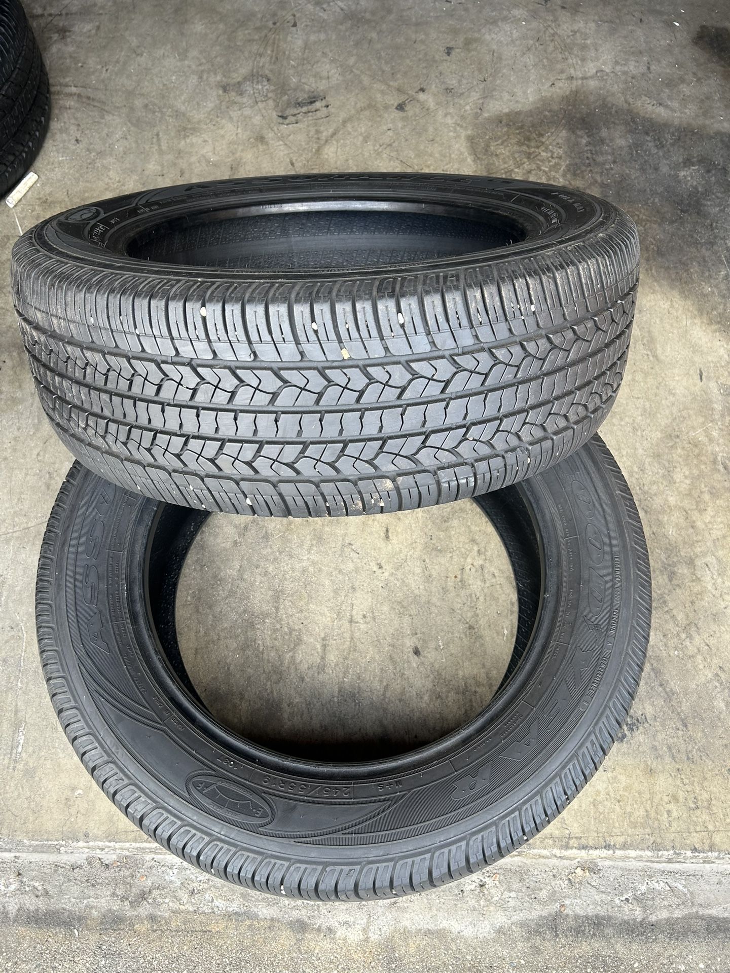 2. Tires.  245. 55. 19.  Good. year