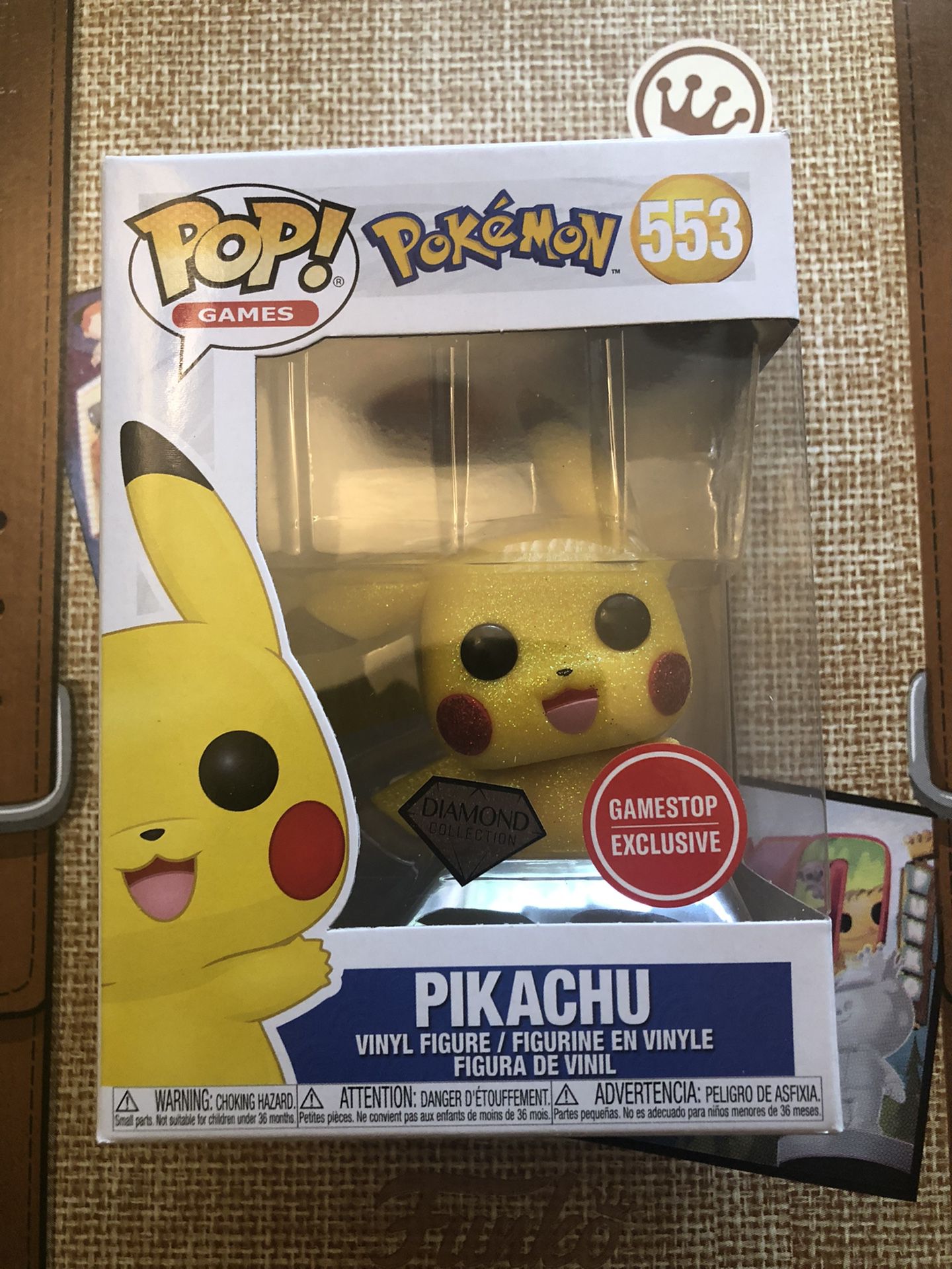 Pikachu Diamond Funko Pop Pokémon 553 