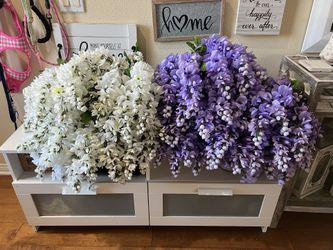 Ashland Wisteria bunches Retail $16.99 ea. selling $5 each.
