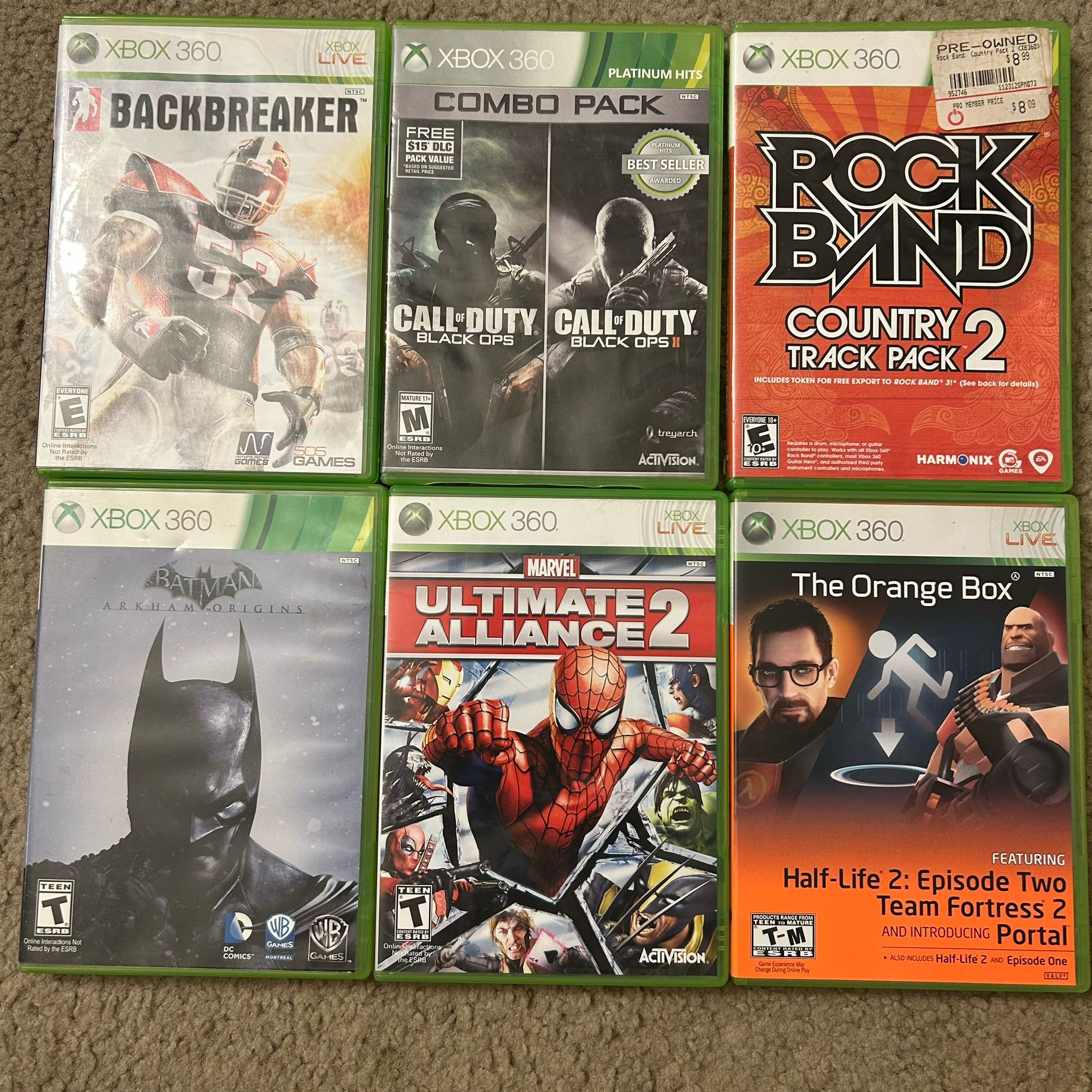 Xbox 360 Video Games