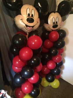 Party balloon stands (example)