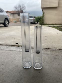 Glass Candle Holders 