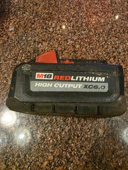 Milwaukee M18 REDLITHIUM HIGH OUTPUT XC6.0 Battery
