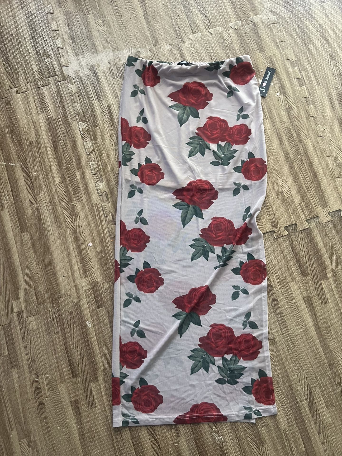 Skirt Short Under And Long See Thru Skirt