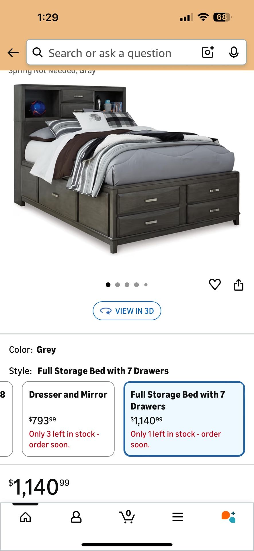 Bed Frame & Mattress