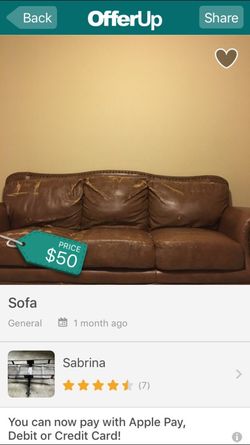 Leather sofa