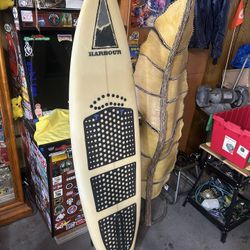 Vintage Custom Harbour Surfboard 90s Surfing