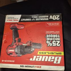 Bauer Brushless 20v Drill 