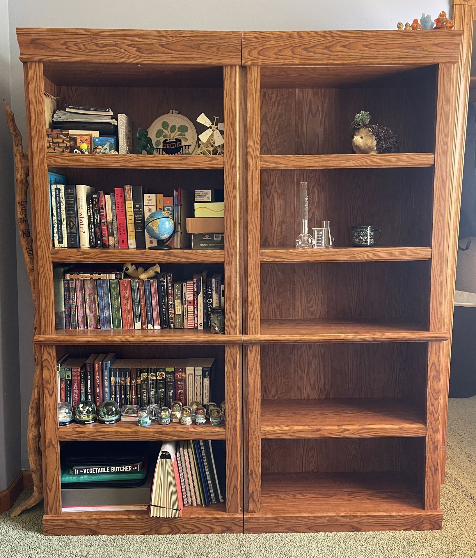 Two Solid Bookshelves