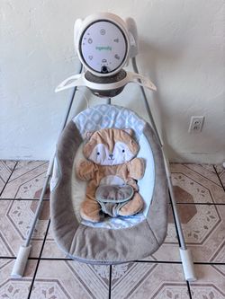 Ingenuity InLighten Soothing Baby Swing – Kitt the Fox