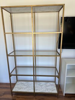 Gold and Glass shelf