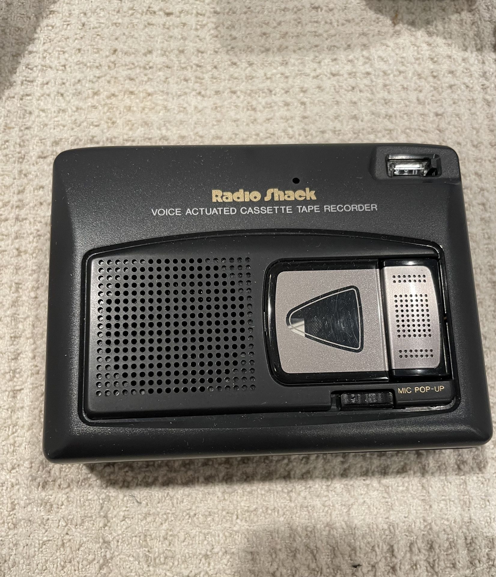 Radio Shack Voice-Activated Cassette Tape Recorder CTR-96