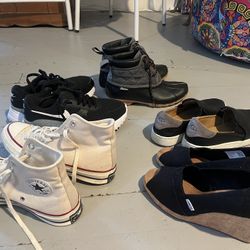 5 Pairs of name, brand shoes, all size 7 all only worn once if ever