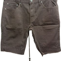 Levi’s 511 Size 32 Mens Brown Cutt off Denim Shorts Size