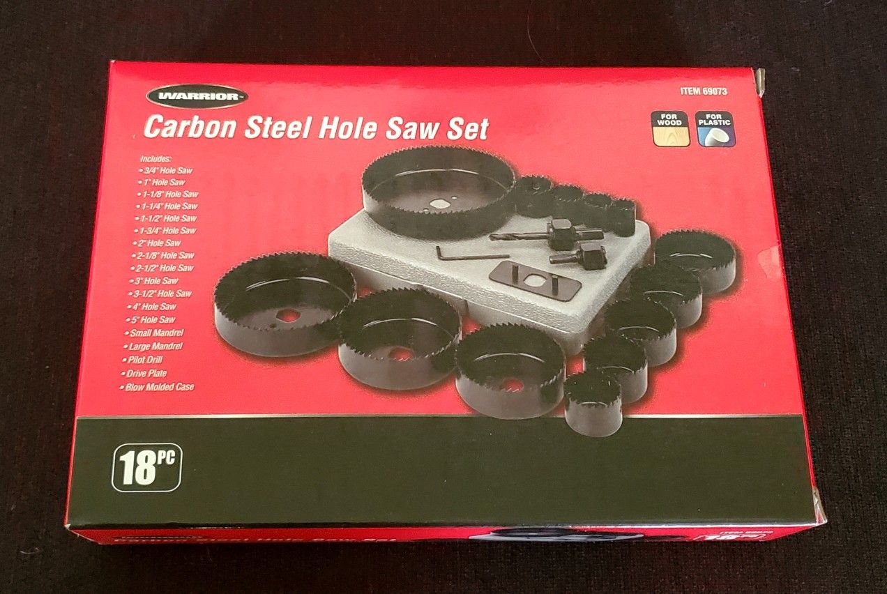 Carbon Steel Hole Saw Set