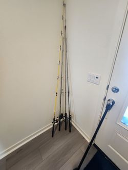 Used fishing poles