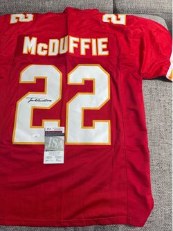 Trent McDuffie Signed Autograph Custom Jersey - JSA Coa - Kansas City Chiefs