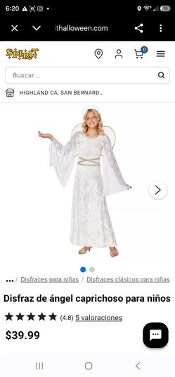 Girls Angel Halloween Costume