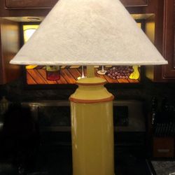 Vtg Milk Jug Lamp 34 Inches Tall