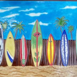 Surf Decor Tile art