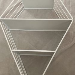 White Wall Shelf diamond shape