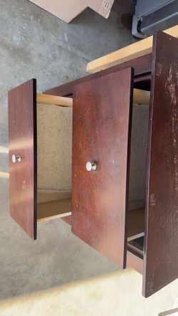 Brown Nightstand Table
