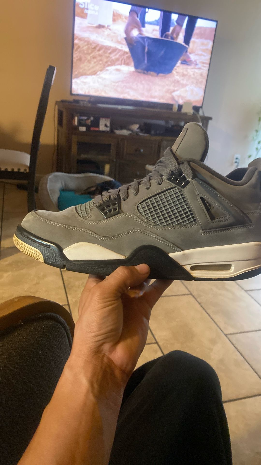 Jordan 4 Cool Greys Size 10.5 Authentic