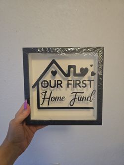 Our First Home Fund Shadow Box
