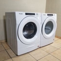 Whirlpool washer And Gas Dryer Free Deliver And Install 6 Month warranty.