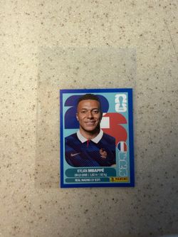 Blue Panini Kylian Mbappé